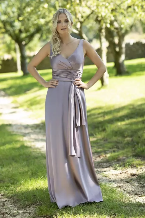 Verity E229 Glamorous Charmeuse Bridesmaids Dress Essentials